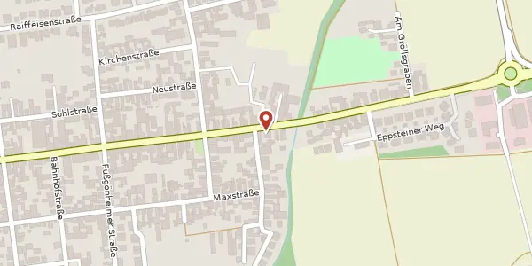Karte der Umgebung von Hauptstraße 20, 67133 Maxdorf