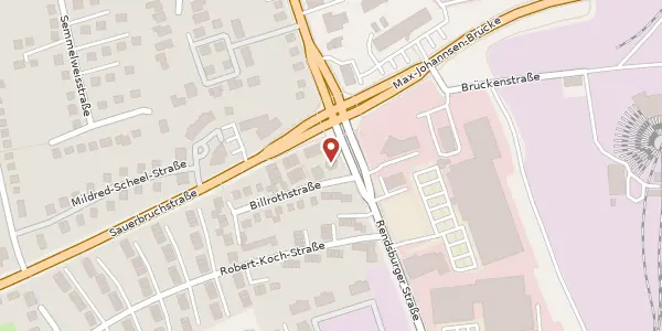 Karte der Umgebung von Rendsburger Straße 145, 24537 Neumünster