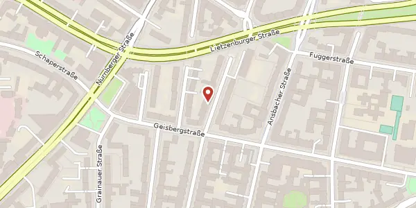 Karte der Umgebung von Ettalter Straße 10, 10777 Berlin