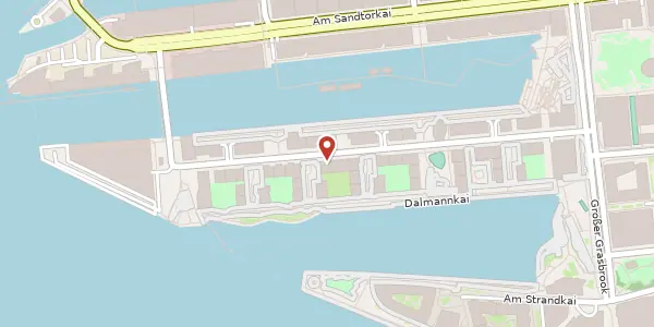 Karte der Umgebung von Am Kaiserkai 43, 20457 Hamburg