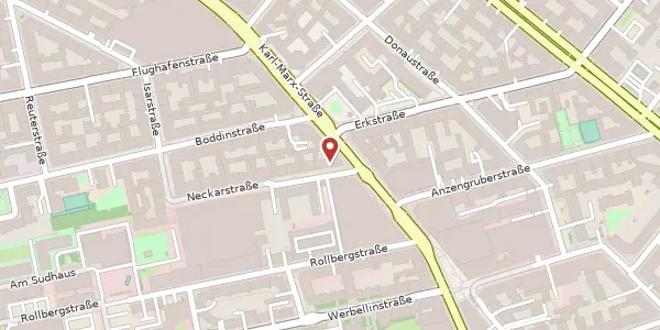 Karte der Umgebung von Neckarstraße 1, 12053 Berlin