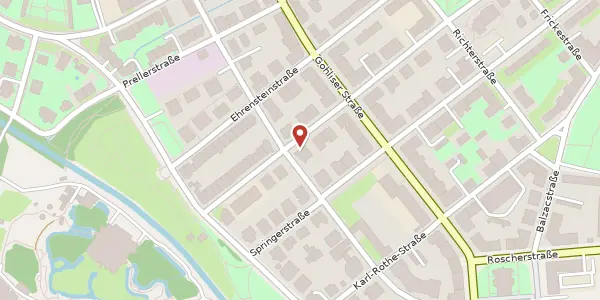 Karte der Umgebung von Trufanowstraße 12, 04105 Leipzig