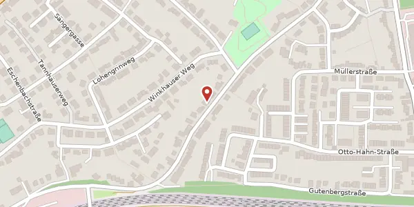 Karte der Umgebung von Winkhauser Talweg 161, 45473 Mülheim an der Ruhr
