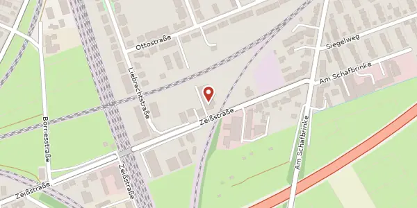 Karte der Umgebung von Zeißstraße 63, 30159 Hannover