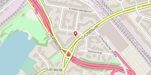 Karte der Umgebung von Kurfürstendamm 123, 10711 Berlin