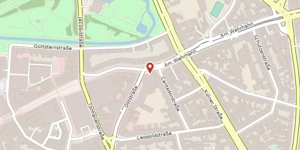 Karte der Umgebung von Am Wehrhahn 33, 40211 Düsseldorf