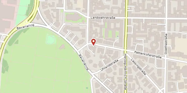Karte der Umgebung von Pettenkoferstr. 37, 80336 München