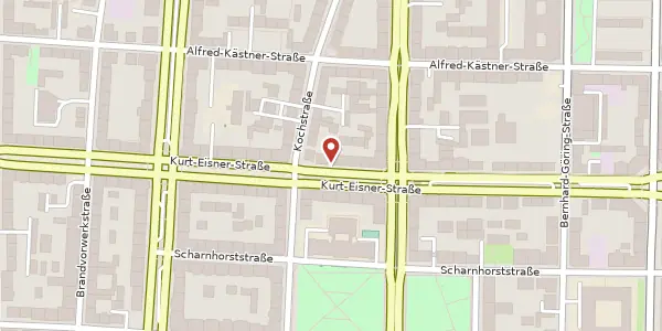 Karte der Umgebung von Kurt-Eisner-Straße 33, 04275 Leipzig