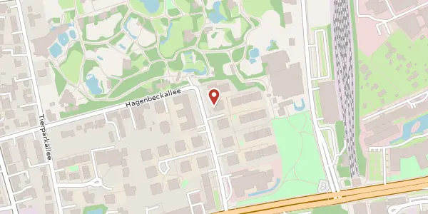 Karte der Umgebung von Hagenbeckstraße 164, 22527 Hamburg