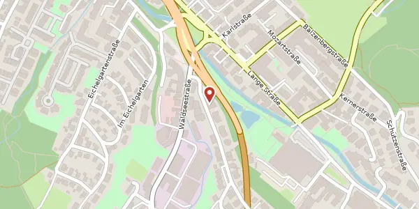 Karte der Umgebung von Hochstraße 34, 76530 Baden-Baden