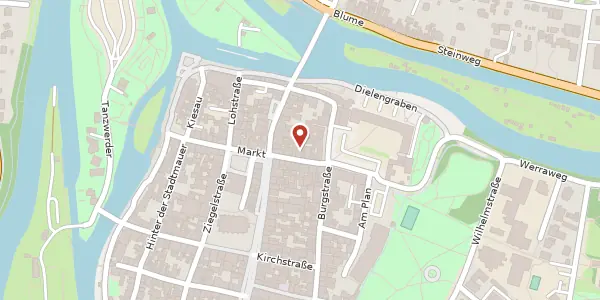Karte der Umgebung von Marktstraße 11, 34346 Hann. Münden