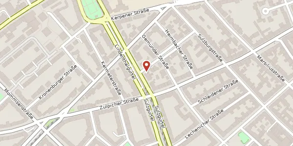 Karte der Umgebung von Nidegger Str. 21, 50937 Köln