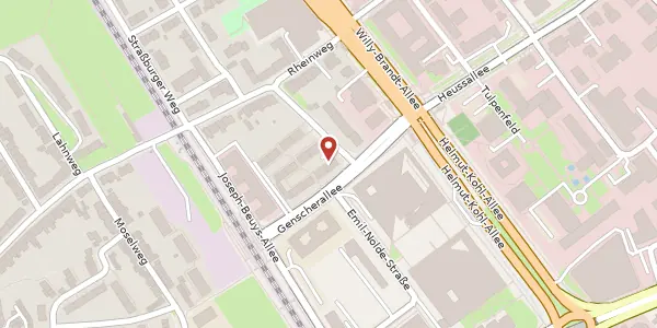 Karte der Umgebung von Paul-Clemen-Straße 18, 53113 Bonn
