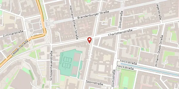 Karte der Umgebung von Lindenstraße 24, 14467 Potsdam