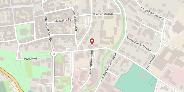 Karte der Umgebung von Südbahnhofstraße 11, 37213 Witzenhausen