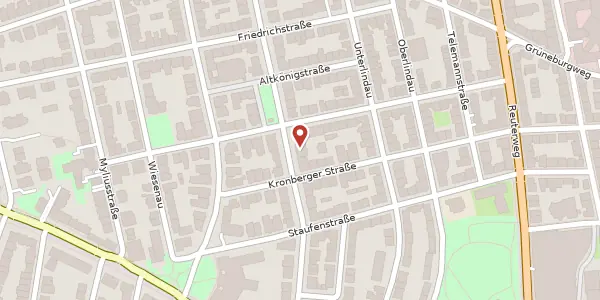 Karte der Umgebung von Liebigstr. 24, 60323 Frankfurt