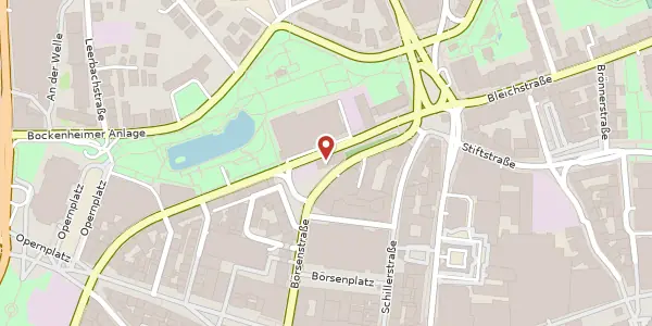 Karte der Umgebung von Hochstr. 17, 60313 Frankfurt