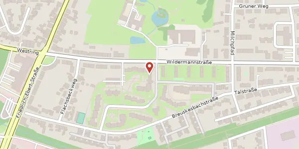 Karte der Umgebung von Auf dem Flachsbeckwiesen 2, 45659 Recklinghausen