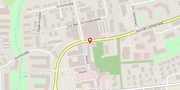 Karte der Umgebung von Möllner Landstraße 78, 21509 Glinde