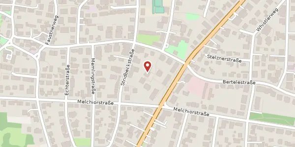 Karte der Umgebung von Bertelestr. 36 a, 81479 München
