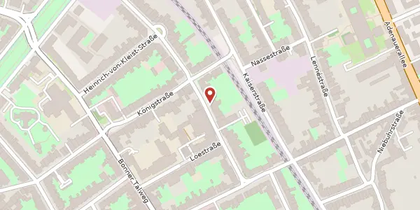 Karte der Umgebung von Prinz-Albert-Str. 63, 53113 Bonn