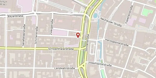 Karte der Umgebung von Sonnenstr. 4, 80331 München