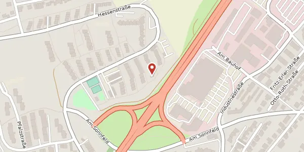 Karte der Umgebung von Hessenstr. 145, 97078 Würzburg