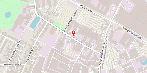Karte der Umgebung von Sudbrackstr. 16, 33611 Bielefeld