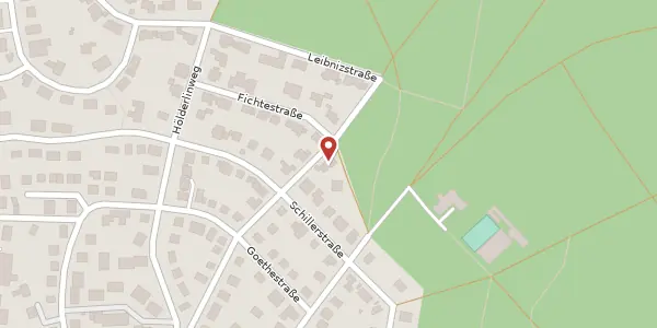 Karte der Umgebung von Lessingstr. 19, 61350 Bad Homburg