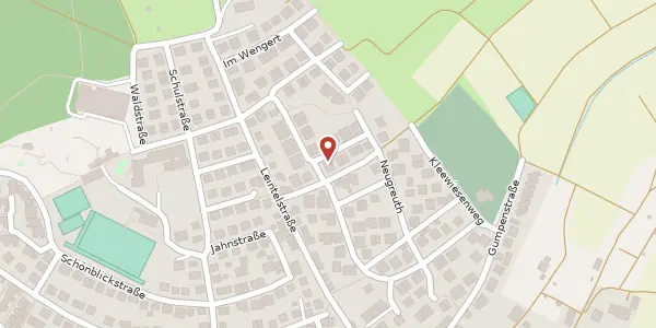 Karte der Umgebung von Beethovenstraße 66, 71336 Waiblingen