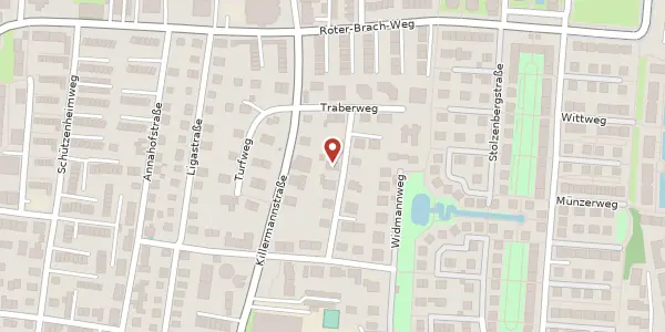Karte der Umgebung von Siebenkeesstraße 6 a, 93049 Regensburg