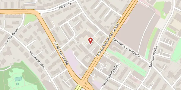 Karte der Umgebung von Äußere Bayreuther Straße 55, 90409 Nürnberg