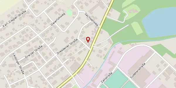 Karte der Umgebung von Regnitzlosauer Str. 27, 95111 Rehau