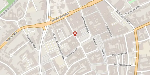 Karte der Umgebung von Wilhelmstraße 23-25, 52349 Düren
