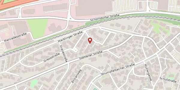 Karte der Umgebung von Maiclerstraße 20, 71384 Weinstadt