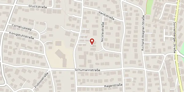 Karte der Umgebung von Nicolaistr. 14c, 65193 Wiesbaden