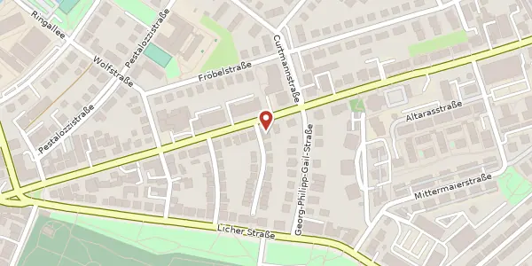 Karte der Umgebung von Grünberger Str. 64, 35394 Gießen