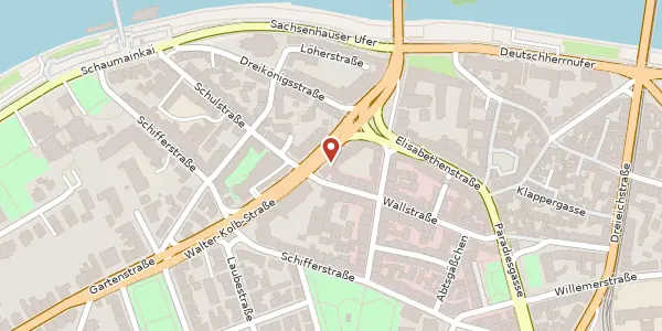 Karte der Umgebung von Walter-Kolb-Str. 5-7, 60594 Frankfurt