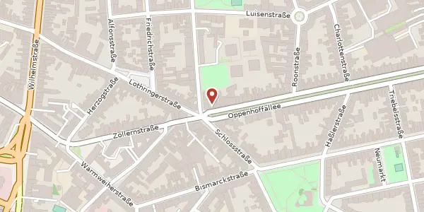 Karte der Umgebung von Oppenhofallee 3-5, 52066 Aachen