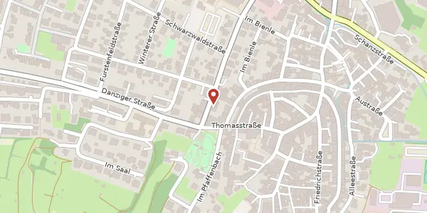 Karte der Umgebung von Bienlestraße 2 a, 77955 Ettenheim