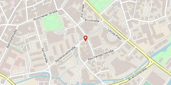 Karte der Umgebung von Kufsteiner Str. 11 - 13, 83022 Rosenheim