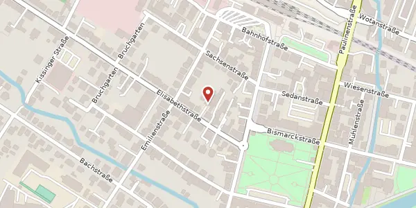 Karte der Umgebung von Elisabethstr. 11, 32756 Detmold