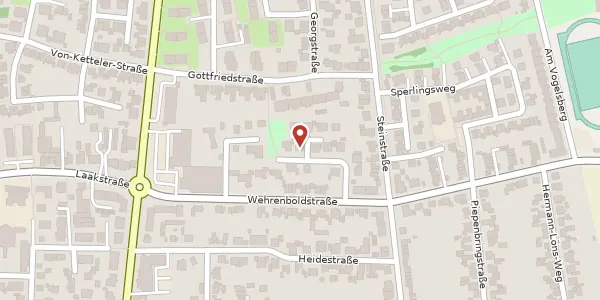 Karte der Umgebung von Johannesstr. 13, 44534 Lünen