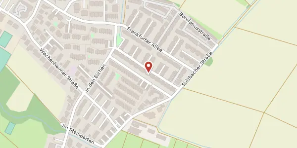 Karte der Umgebung von Verwoodstr. 30, 65835 Liederbach