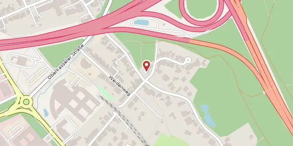 Karte der Umgebung von Lindenstr. 53, 53227 Bonn