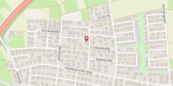 Karte der Umgebung von Lindenstraße 19, 72141 Walddorfhäslach