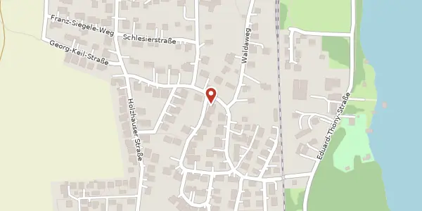 Karte der Umgebung von Andechser Str. 16, 86919 Utting