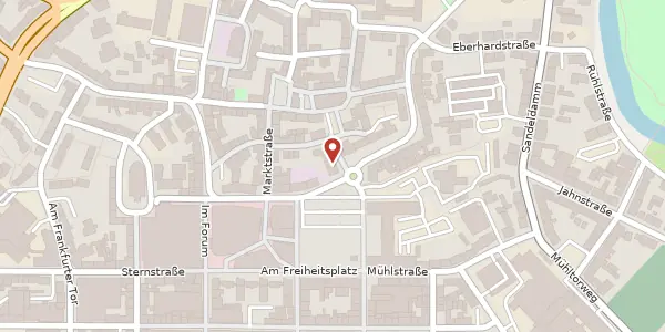 Karte der Umgebung von Am Freiheitsplatz 6, 63450 Hanau