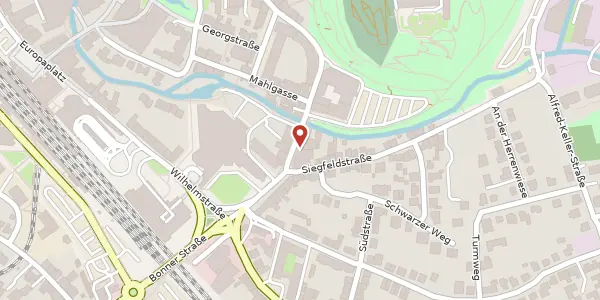 Karte der Umgebung von Mühlenstr. 58, 53721 Siegburg