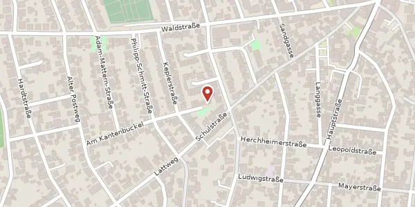 Karte der Umgebung von Am Kantenbuckel 10, 69207 Sandhausen